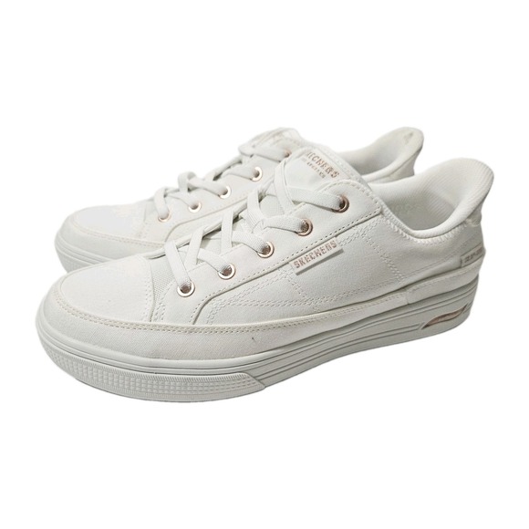 Skechers Shoes - Skechers Women's Arch FIT Arcade-ON My Way Sneaker, White, 9M I77190